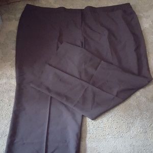 Worthington brown plus size womens trousers 30W 5x